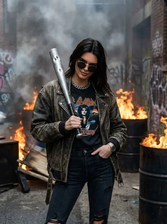Street Rebel AI video style example generated from one photo
