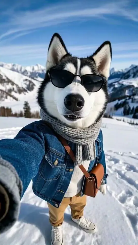 Peak Selfie AI video style example generated from one photo