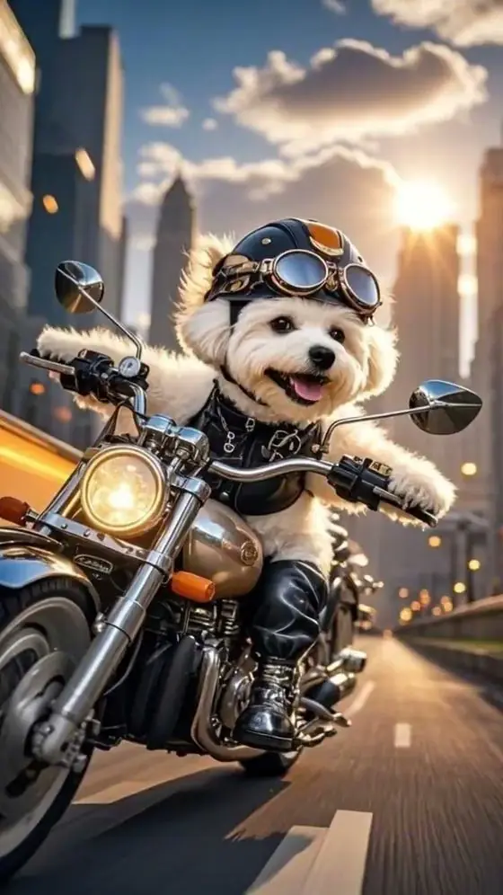 Night Rider AI video style example generated from one photo